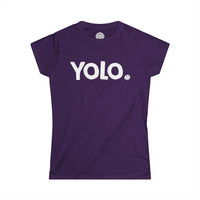 YOLO Happy Tee (Women's Tee)  T-Shirt  HAPPY TEES® BRAND