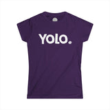 YOLO Happy Tee (Women's Tee)  T-Shirt  HAPPY TEES® BRAND