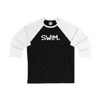 SWIM Happy Tee (Long Sleeve Baseball Tee) Printify