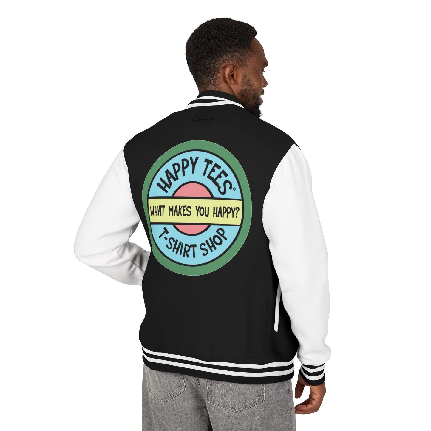 Happy Tees® Jacket (Letterman)  Outerwear  HAPPY TEES® BRAND