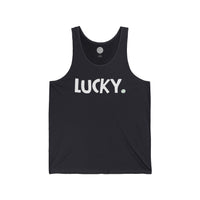 LUCKY Happy Tee (Tank Top)  Tank Top 2XL / Dark Grey HAPPY TEES® BRAND