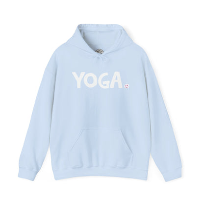 YOGA Happy Tee (Hoodie)  Hoodie 2XL / Light Blue HAPPY TEES® BRAND