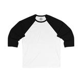 BASIC Happy Tee (Long Sleeve Baseball Tee)  Long-sleeve White/ Black / 2XL HAPPY TEES® BRAND