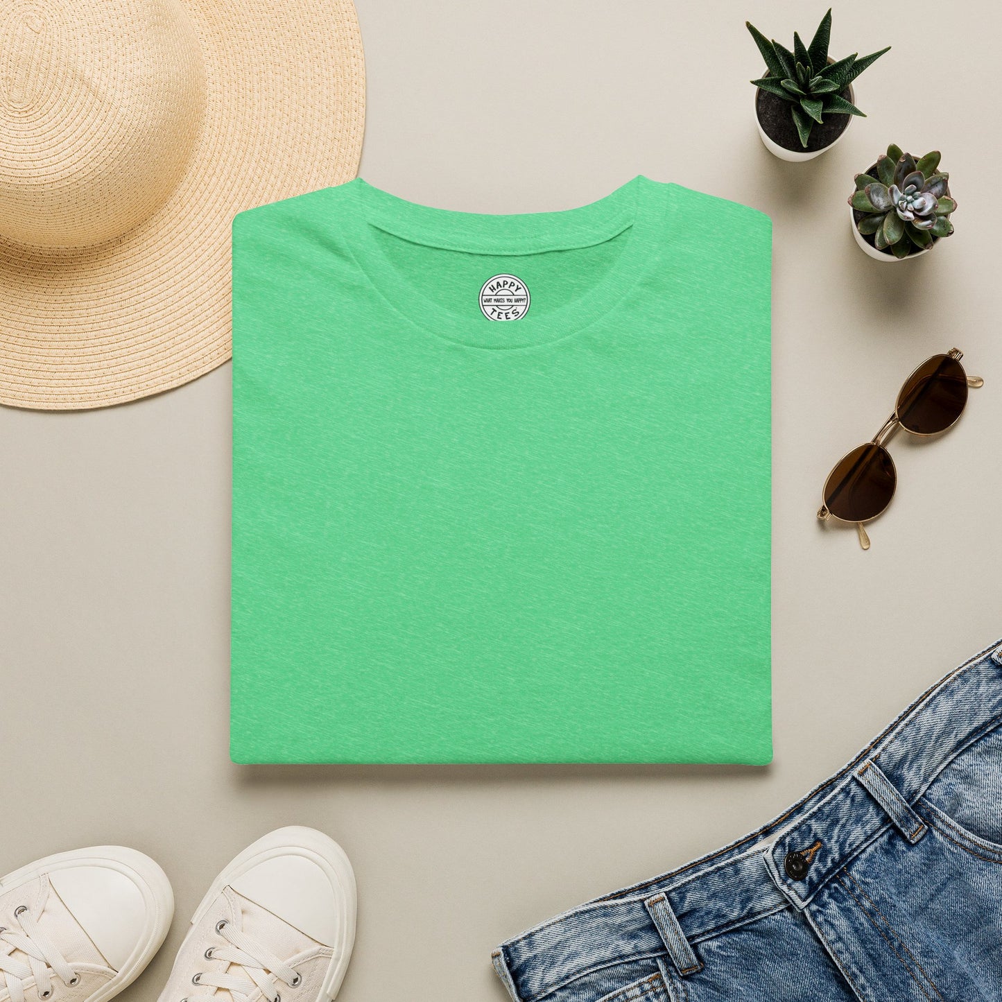 BASIC Happy Tee  T-Shirt  HAPPY TEES® BRAND