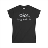 OBX Happy Tee (Women's Tee, Silver) Printify