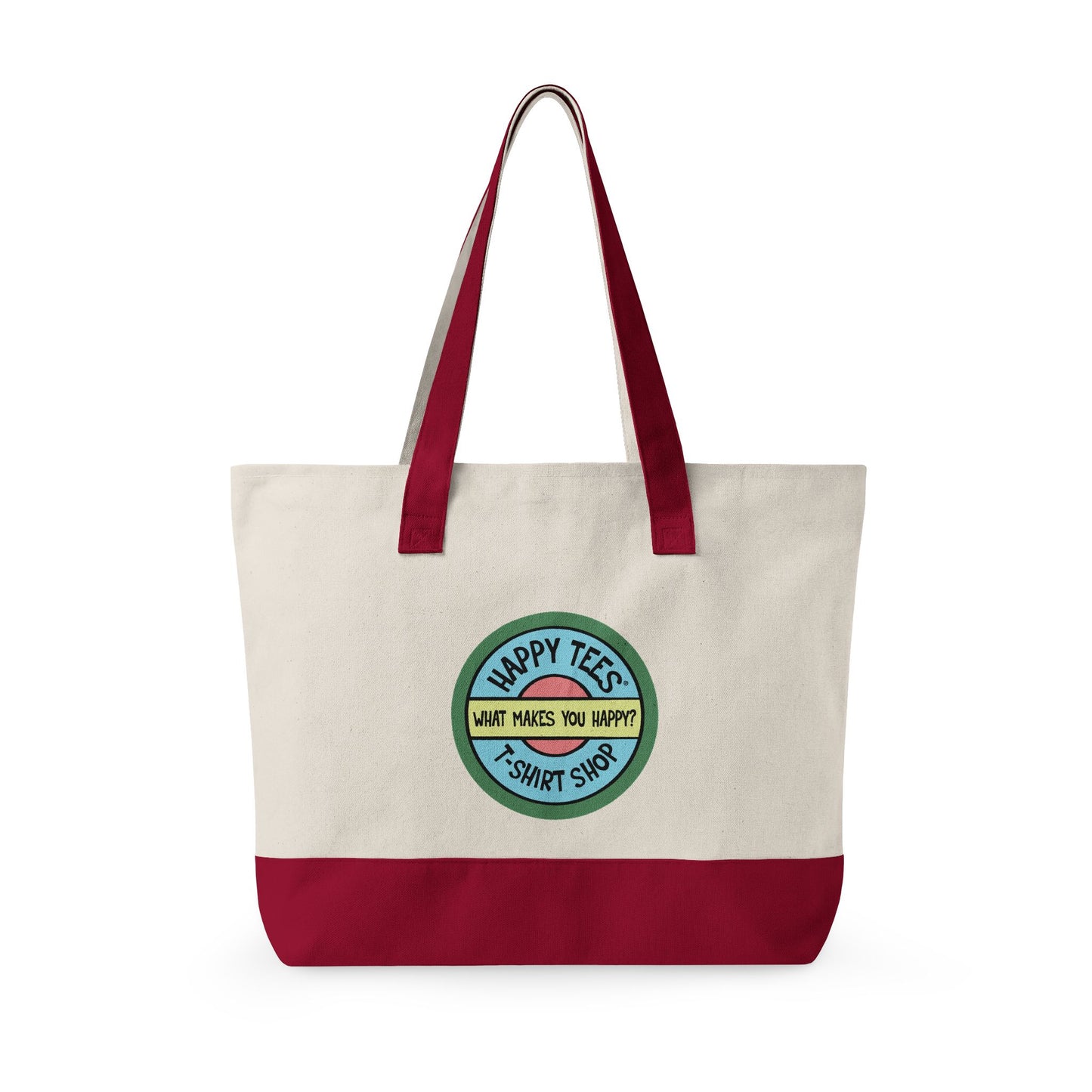 Happy Tees® Tote Bag (With Zipper)  Bags  HAPPY TEES® BRAND