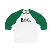 BOO Happy Tee (Long Sleeve Baseball Tee)  Long-sleeve  HAPPY TEES® BRAND