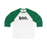 BOO Happy Tee (Long Sleeve Baseball Tee)  Long-sleeve  HAPPY TEES® BRAND