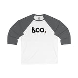 BOO Happy Tee (Long Sleeve Baseball Tee)  Long-sleeve  HAPPY TEES® BRAND
