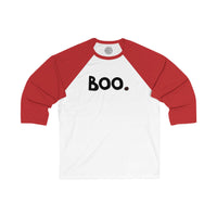 BOO Happy Tee (Long Sleeve Baseball Tee)  Long-sleeve  HAPPY TEES® BRAND