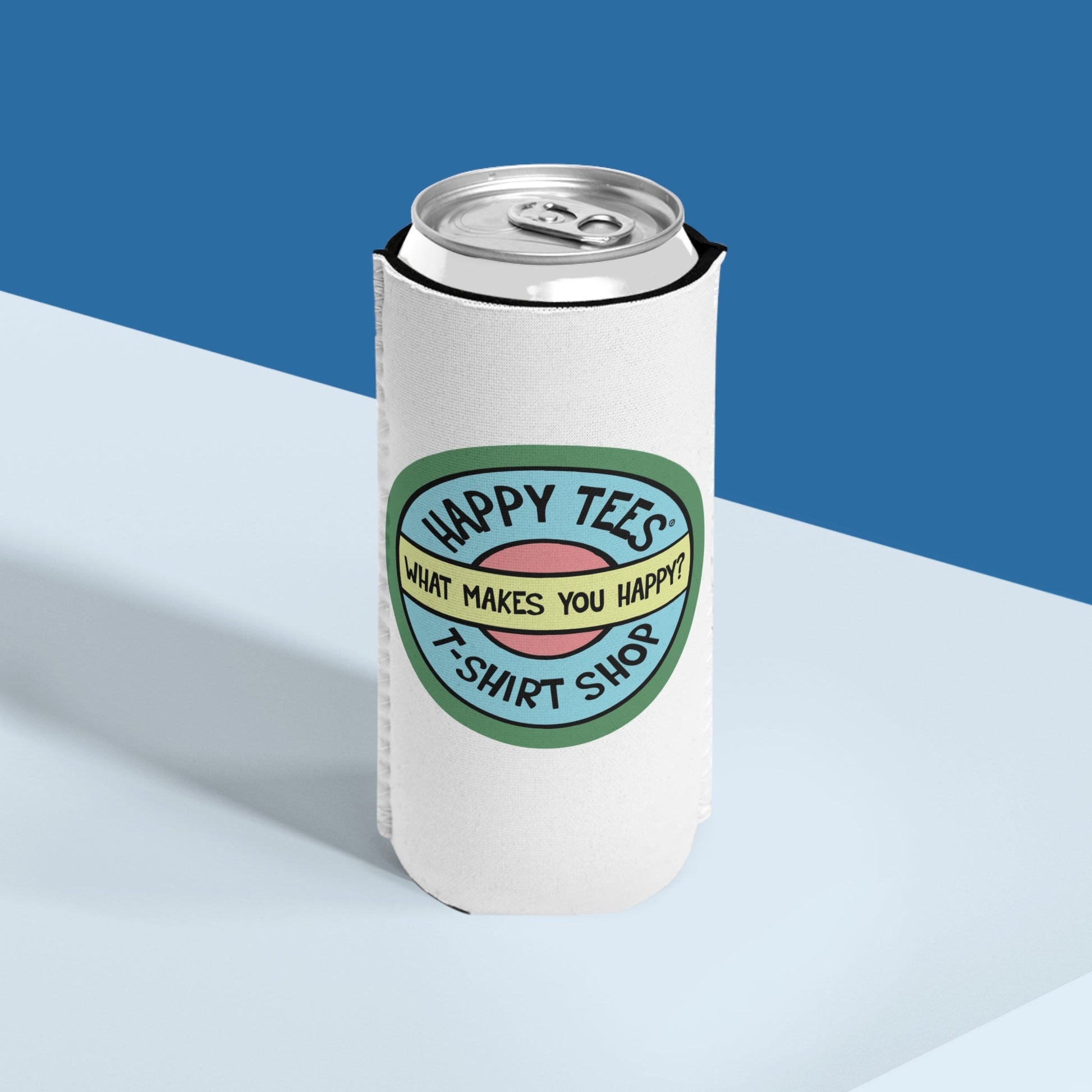 Happy Tees® Cooler (for 12 ounce slim cans) Printify