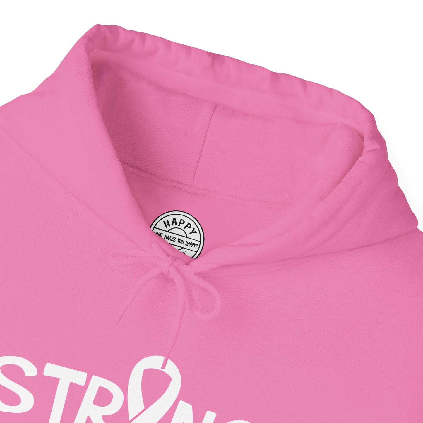 STRONG Happy Tee (Hoodie for Breast Cancer)  Hoodie  HAPPY TEES® BRAND
