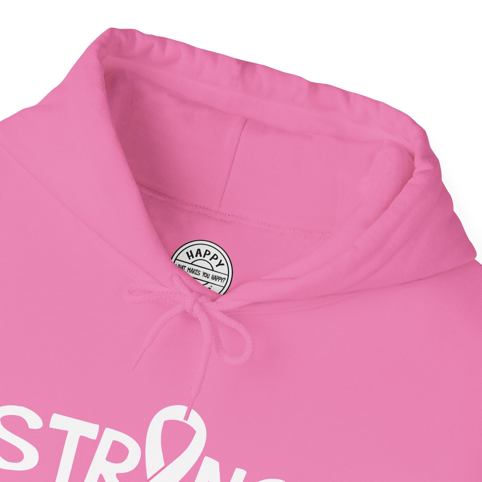 STRONG Happy Tee (Hoodie for Breast Cancer)  Hoodie  HAPPY TEES® BRAND