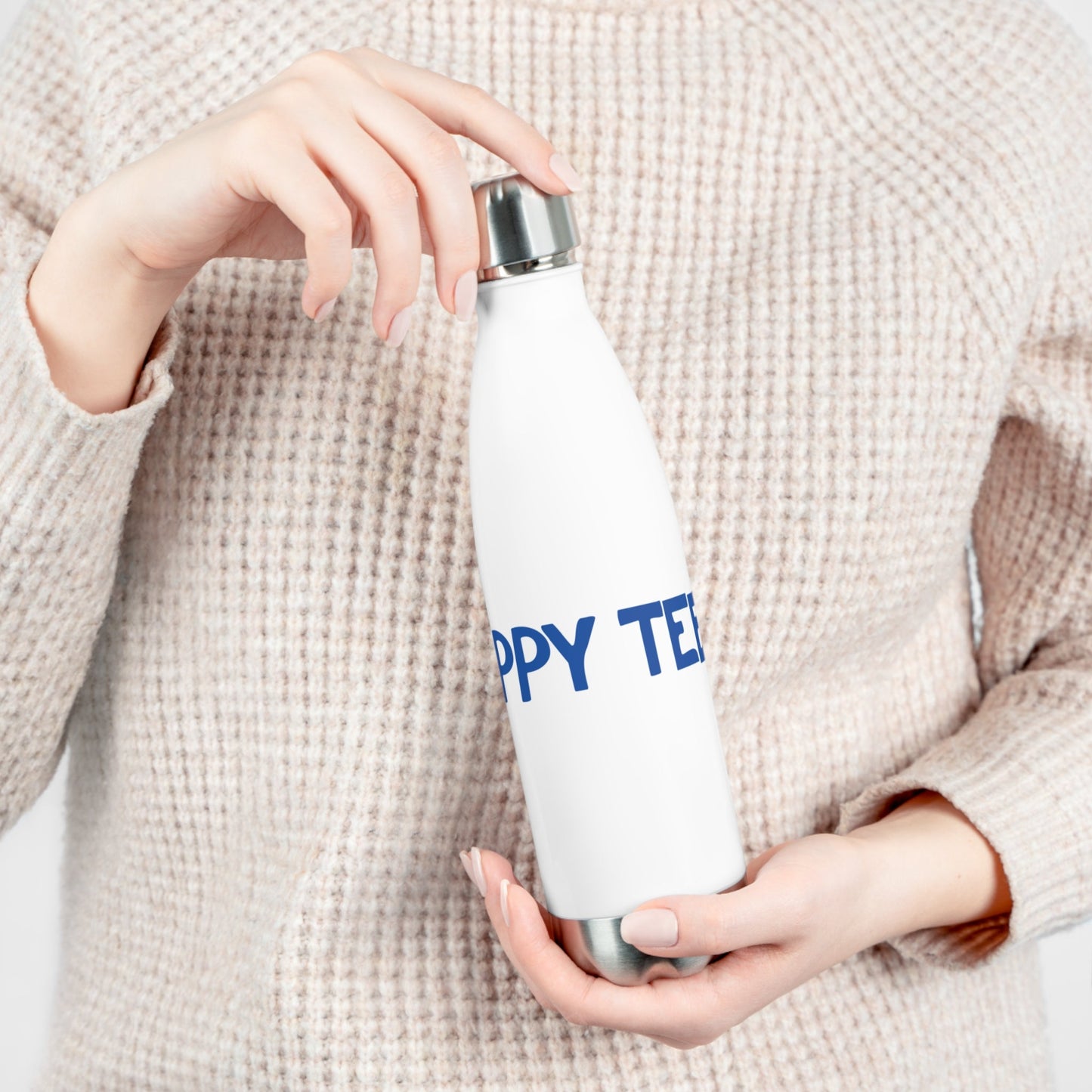 Happy Tees® Water Bottle (stainless steel, 20 ounce) Printify