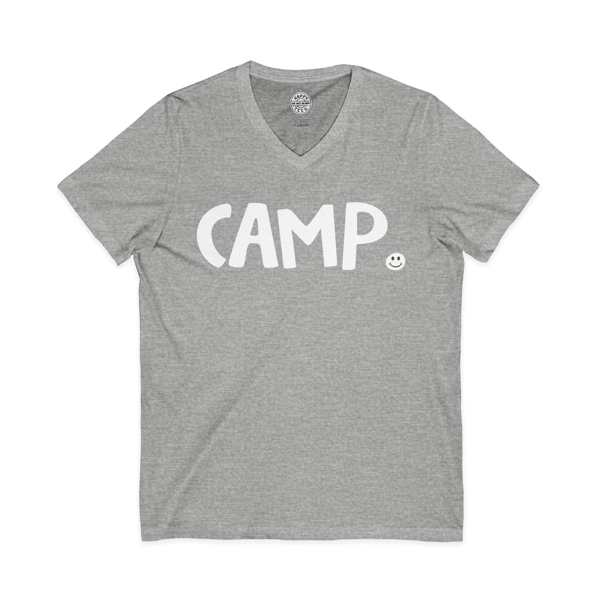 CAMP Happy Tee (V-Neck)  V-neck  HAPPY TEES® BRAND