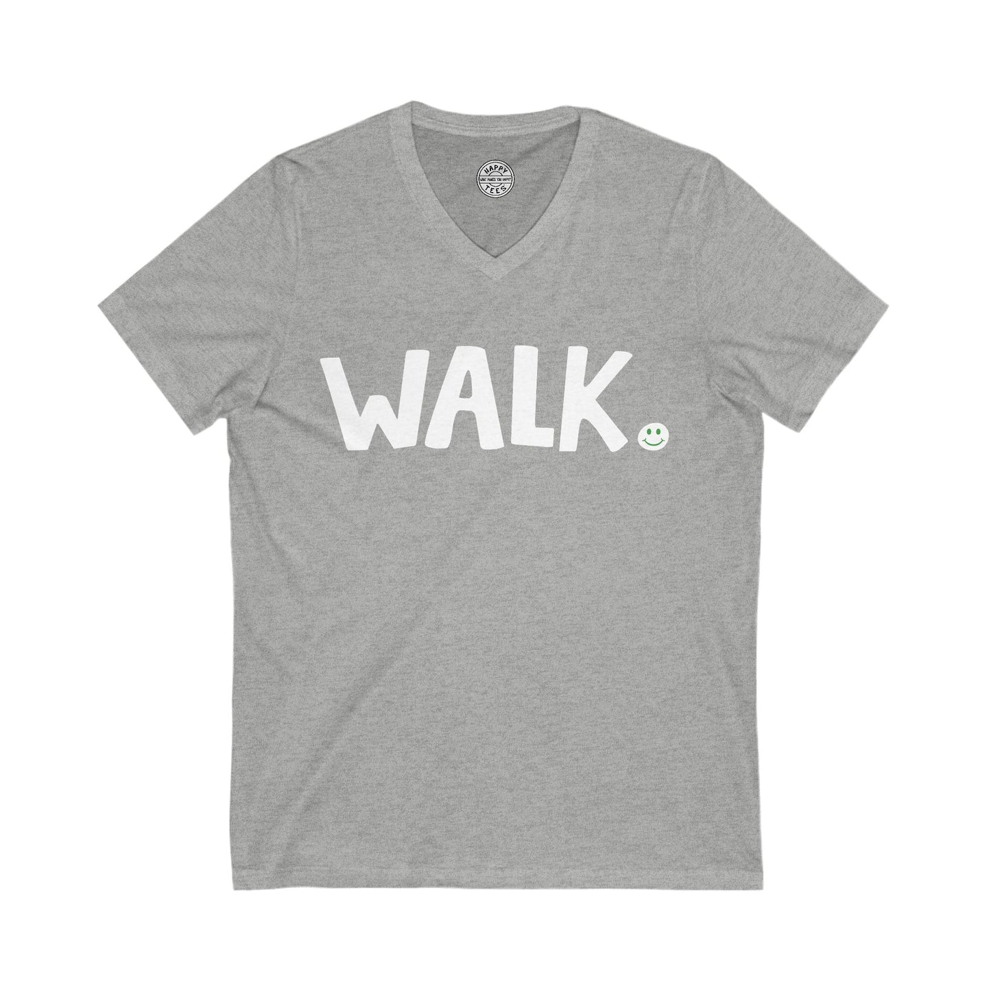 WALK Happy Tee (V-Neck) Printify