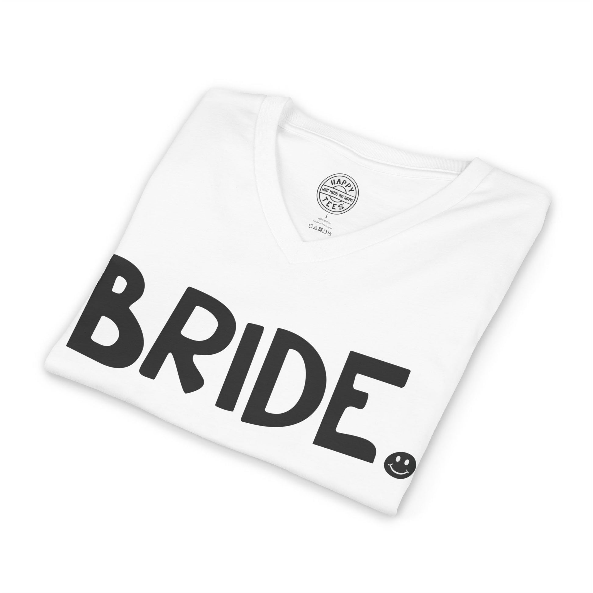 BRIDE Happy Tee (V-Neck)  V-neck  HAPPY TEES® BRAND