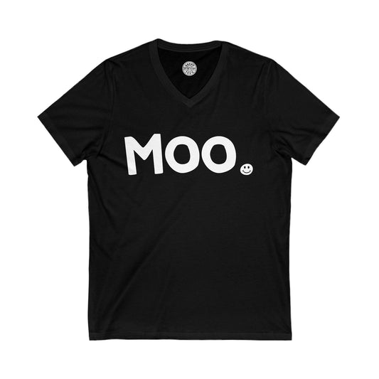 MOO Happy Tee (V-Neck) Printify
