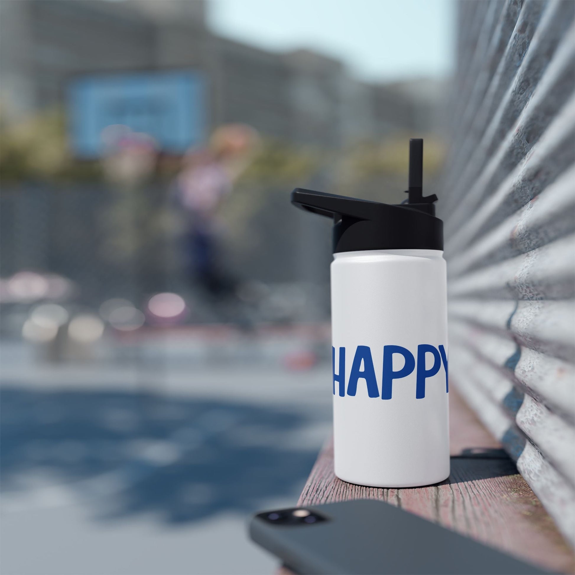 Happy Tees® Water Bottle (Stainless Steel) Printify