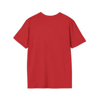 HERS Happy Tee (Red tee with white graphic) Printify