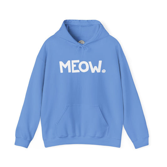 MEOW Happy Tee (Hoodie)  Hoodie 2XL / Carolina Blue HAPPY TEES® BRAND