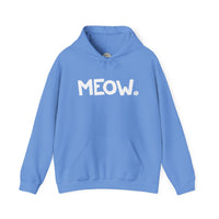 MEOW Happy Tee (Hoodie)  Hoodie 2XL / Carolina Blue HAPPY TEES® BRAND