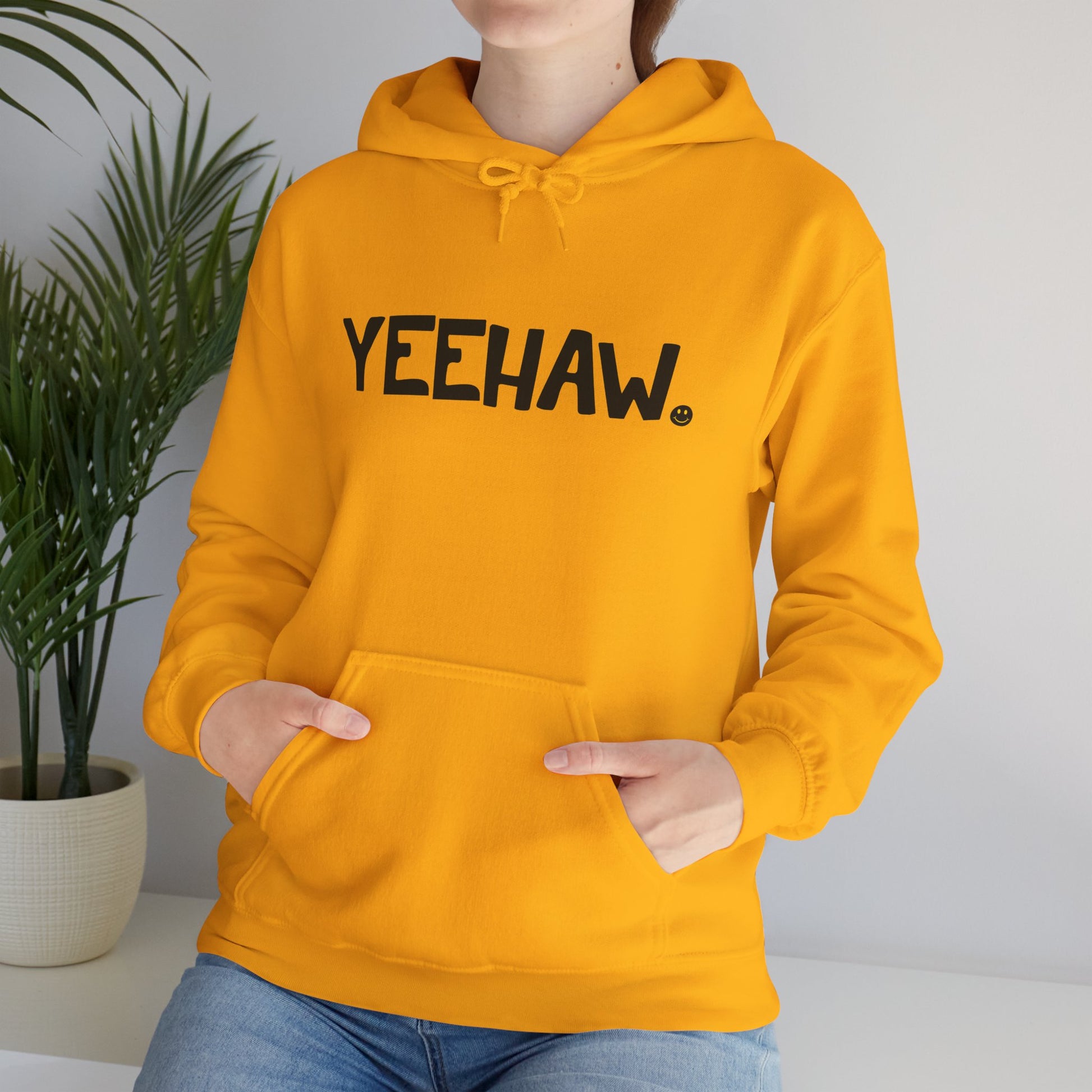 YEEHAW Happy Tee (Hoodie)  Hoodie  HAPPY TEES® BRAND