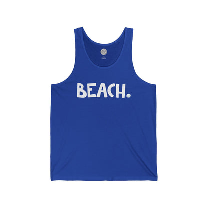 BEACH Happy Tee (Tank Top)  Tank Top 2XL / True Royal HAPPY TEES® BRAND