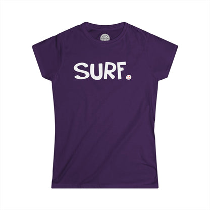 SURF Happy Tee (Women's Tee)  T-Shirt  HAPPY TEES® BRAND