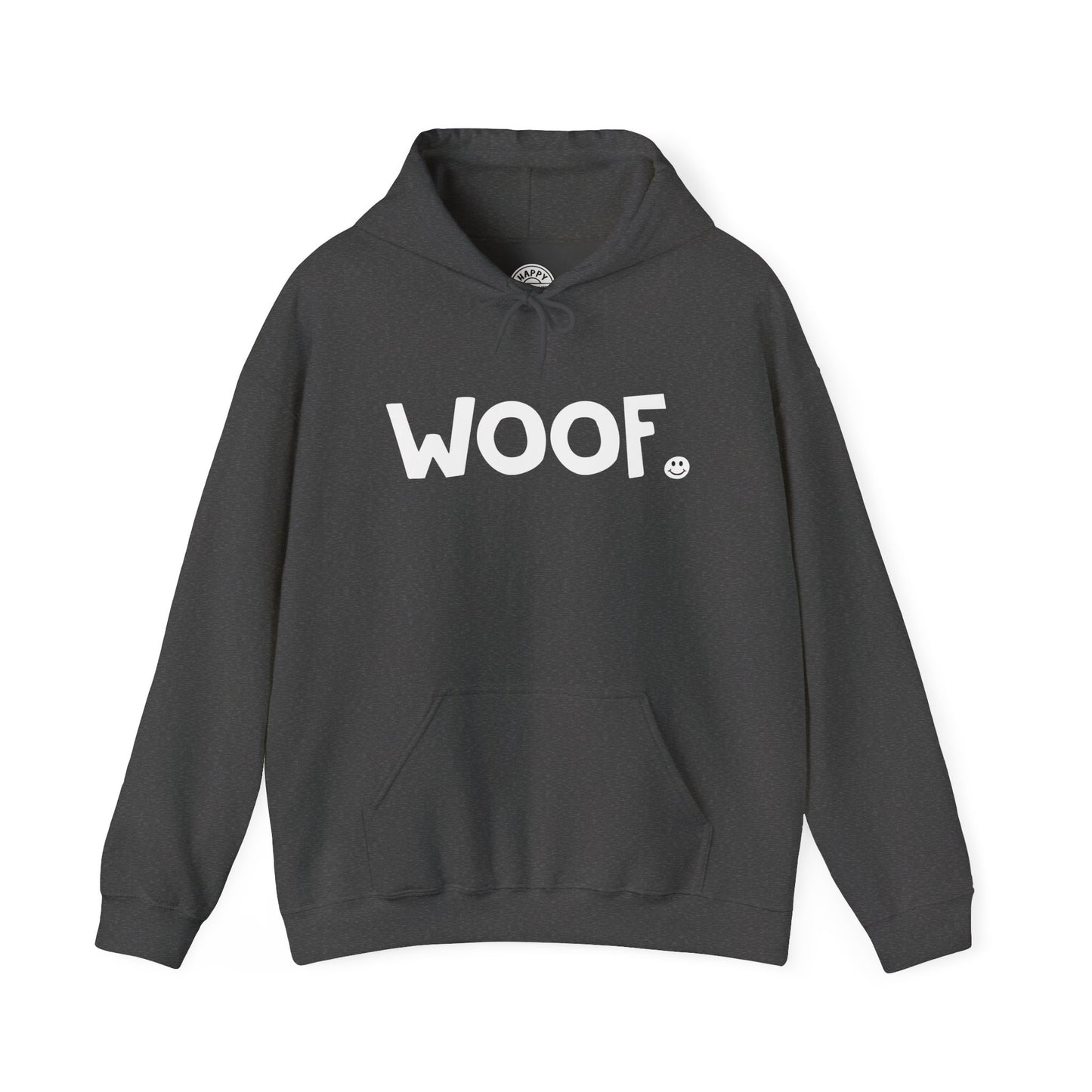 WOOF Happy Tee (Hoodie)  Hoodie  HAPPY TEES® BRAND