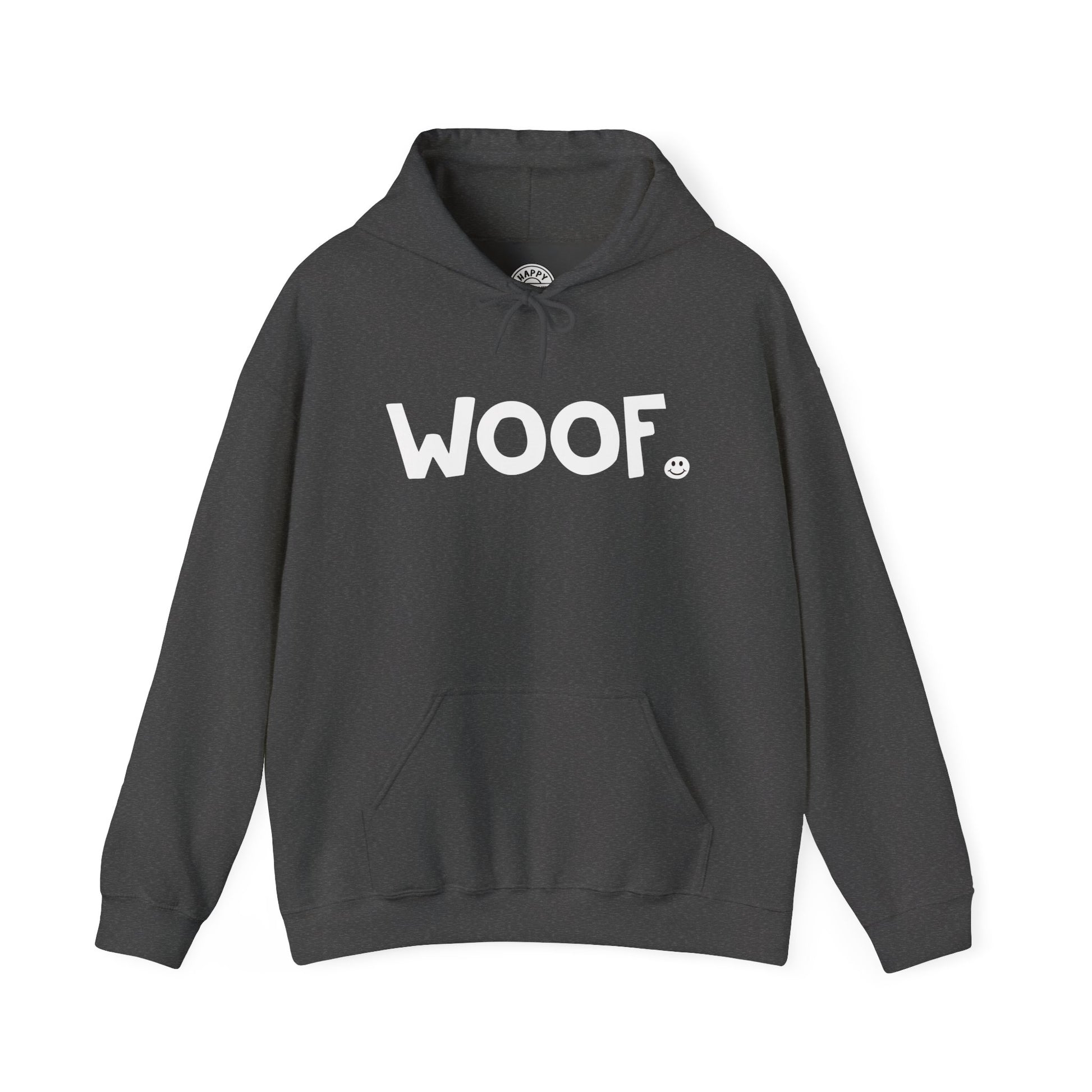 WOOF Happy Tee (Hoodie)  Hoodie  HAPPY TEES® BRAND