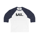 BALL Happy Tee (Long Sleeve Baseball Tee)  Long-sleeve  HAPPY TEES® BRAND