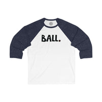 BALL Happy Tee (Long Sleeve Baseball Tee)  Long-sleeve  HAPPY TEES® BRAND