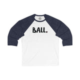 BALL Happy Tee (Long Sleeve Baseball Tee)  Long-sleeve  HAPPY TEES® BRAND