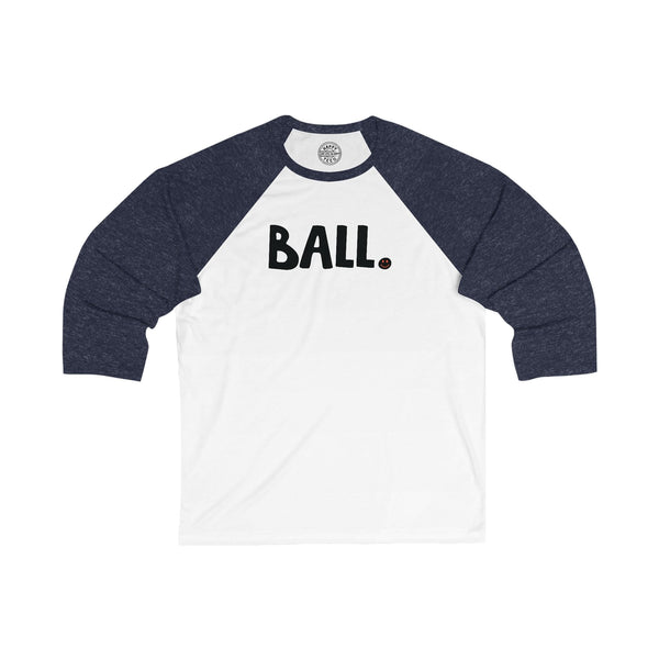 BALL Happy Tee (Long Sleeve Baseball Tee)  Long-sleeve  HAPPY TEES® BRAND