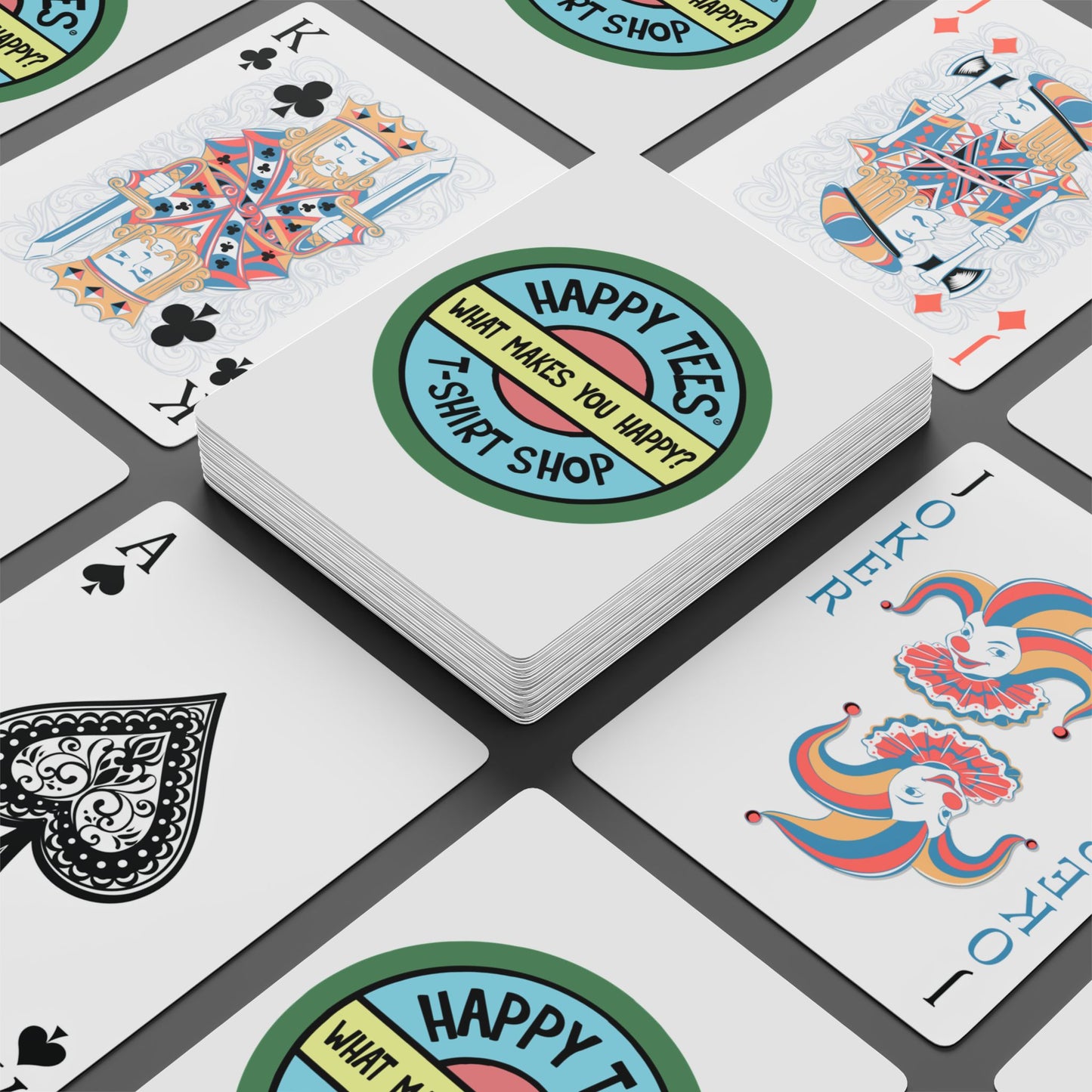 Happy Tees® Poker Playing Cards  Paper products  HAPPY TEES® BRAND