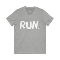 RUN Happy Tee (V-Neck) Printify
