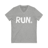 RUN Happy Tee (V-Neck) Printify