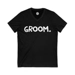 GROOM Happy Tee (V-Neck) Printify