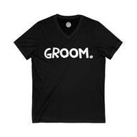 GROOM Happy Tee (V-Neck) Printify