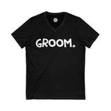 GROOM Happy Tee (V-Neck) Printify