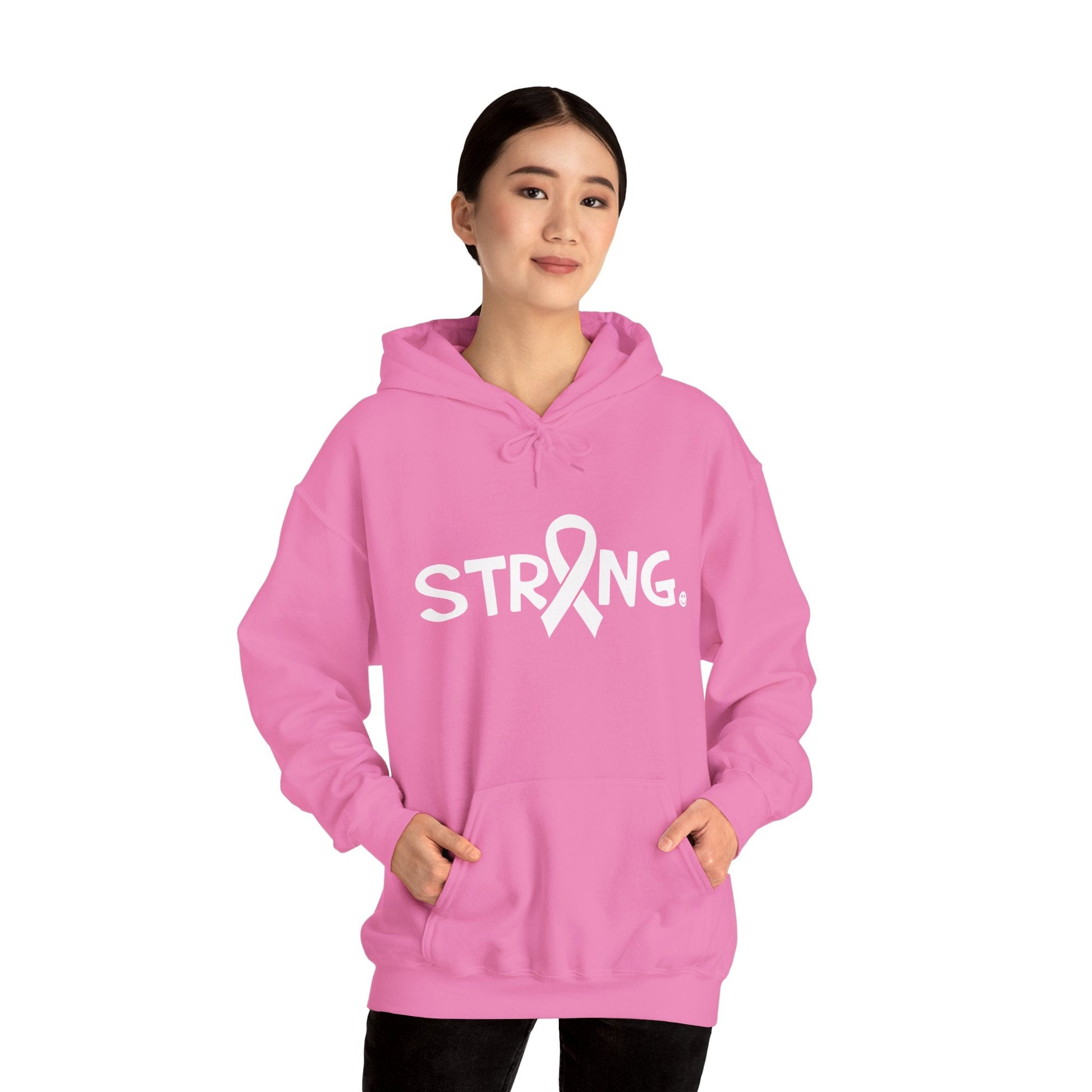 STRONG Happy Tee (Hoodie for Breast Cancer)  Hoodie  HAPPY TEES® BRAND