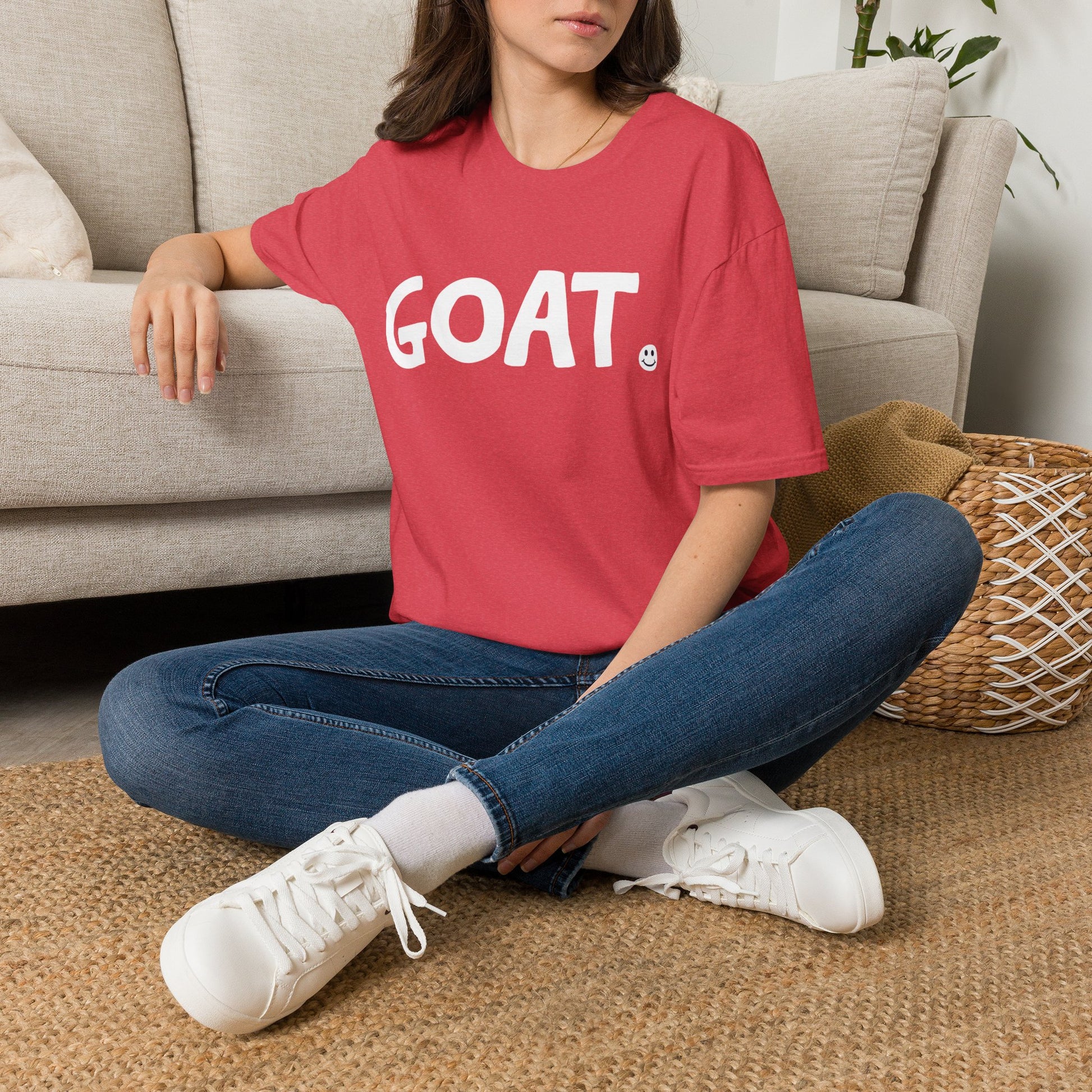 GOAT Happy Tee  T-Shirt  HAPPY TEES® BRAND