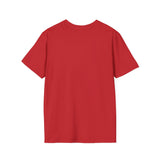 HIS Happy Tee (Red tee with white graphic) Printify