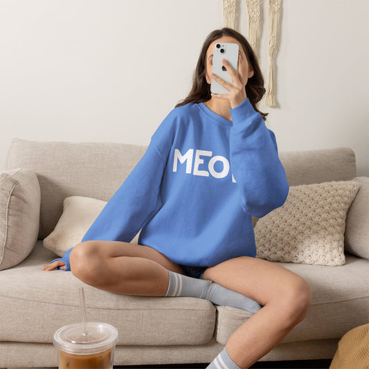 MEOW Happy Tee (Sweatshirt)  Sweatshirt  HAPPY TEES® BRAND
