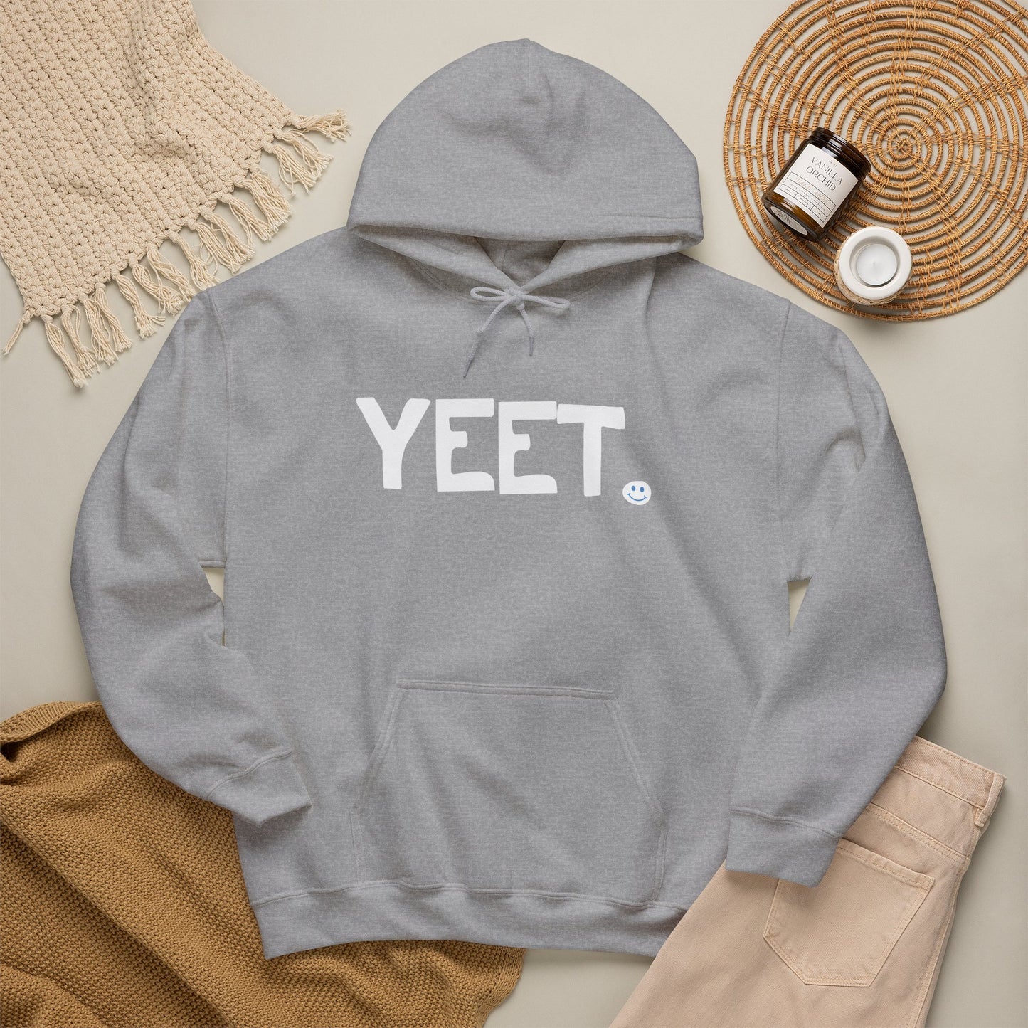 YEET Happy Tee (Hoodie)  Hoodie  HAPPY TEES® BRAND