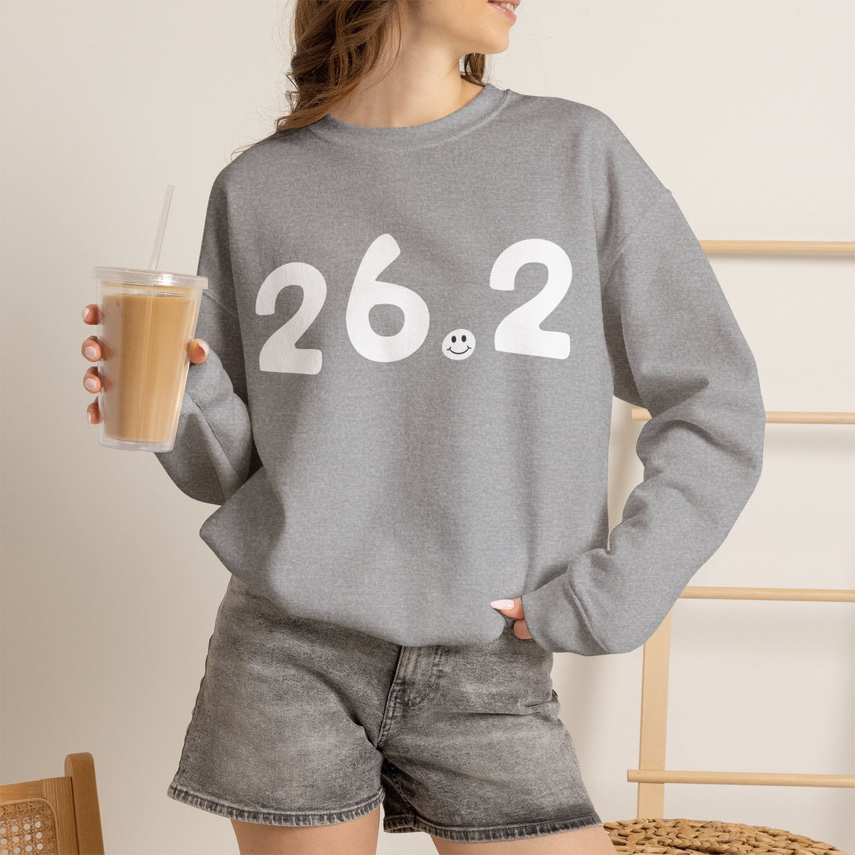 26.2 Happy Tee (Sweatshirt)  Sweatshirt  HAPPY TEES® BRAND