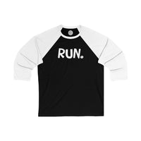 RUN Happy Tee (Long Sleeve Baseball Tee) Printify