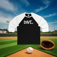 DIVE Happy Tee (Long Sleeve Baseball Tee)  Long-sleeve  HAPPY TEES® BRAND