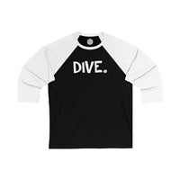 DIVE Happy Tee (Long Sleeve Baseball Tee) Printify